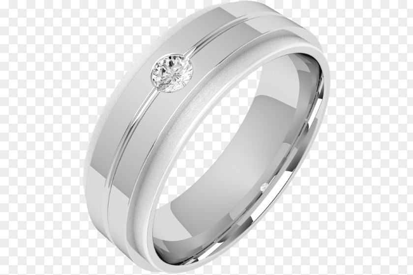 Mens Flat Material Wedding Ring Brilliant Diamond Jewellery PNG