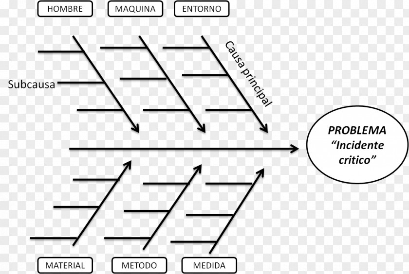 Schematic Diagram Ishikawa Fish Bone Pareto Chart Image PNG