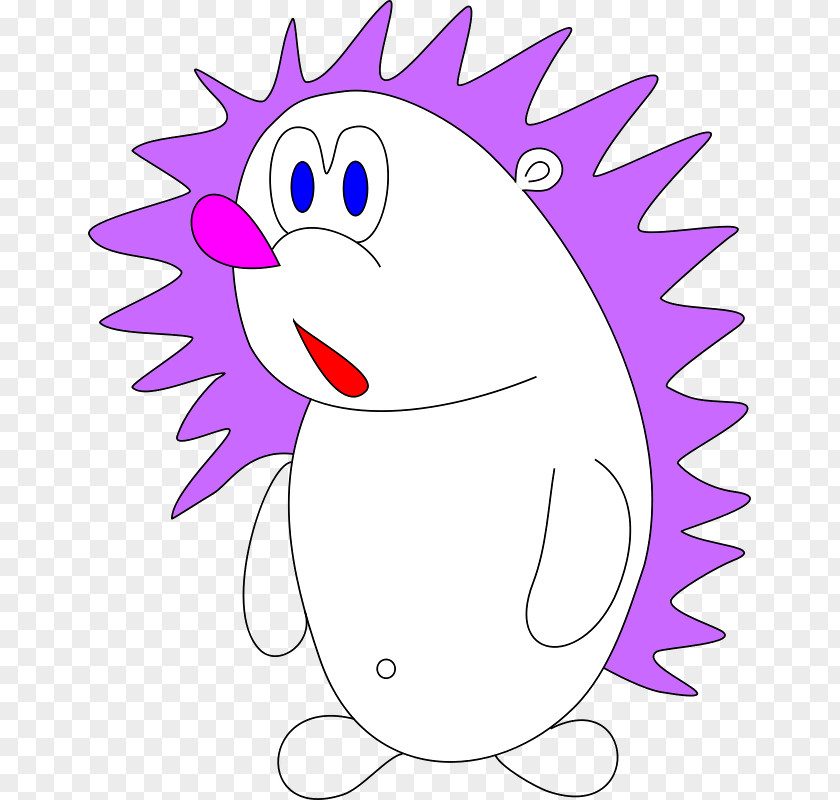 Surprised Hedgehog Cartoon Drawing Clip Art PNG