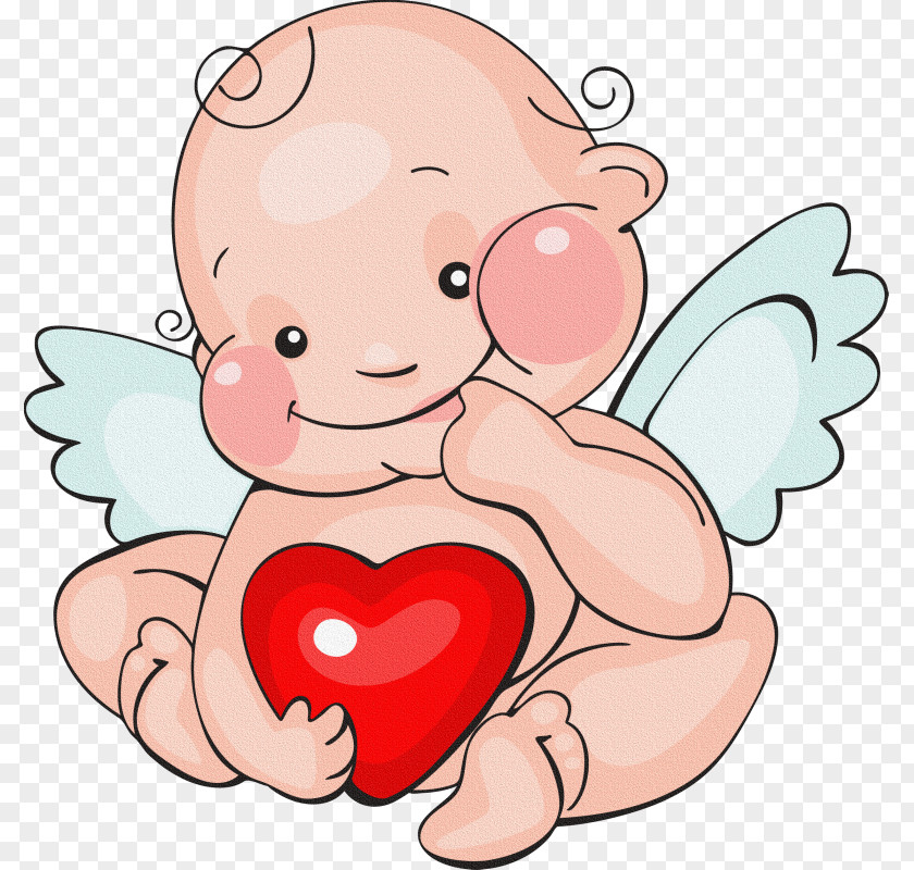 Baby Angel Valentines Day Love February 14 Affection PNG