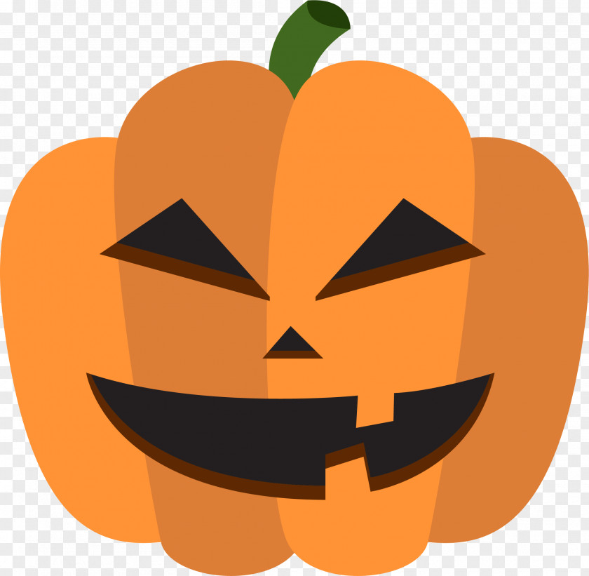 Cartoon Cute Pumpkin Calabaza Halloween Decoration PNG