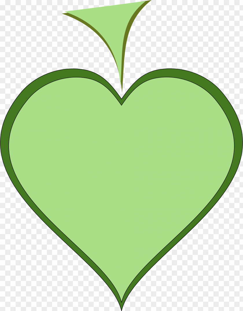 Heart Emoji Green Drawing Clip Art PNG