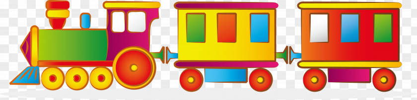 Vector Cartoon Little Toy Train Child Stock Photography PNG