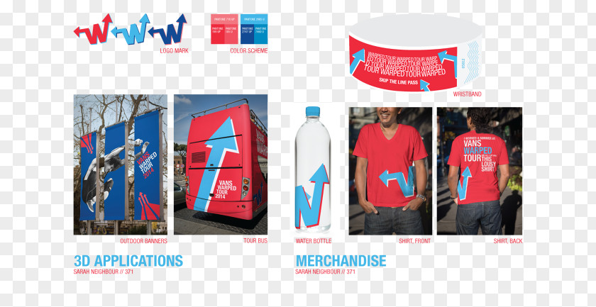 Warped Tour T-shirt Banner Graphic Design Advertising PNG