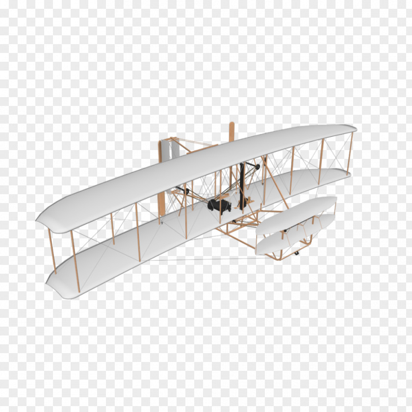 Airplane Wright Flyer III 1902 Glider Kitty Hawk PNG