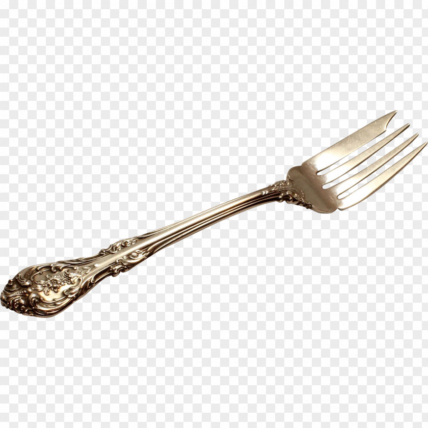 Fork Spoon Cutlery Knife Sterling Silver PNG
