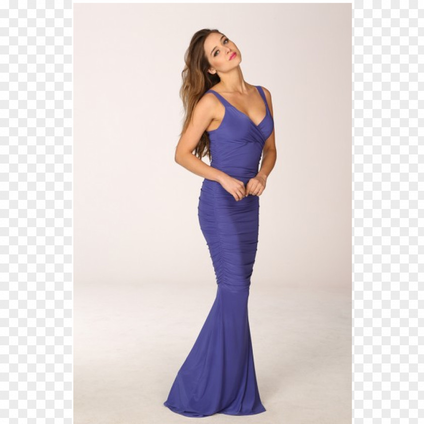 Gabriella Wilde Maxi Dress Gown Blue Cocktail PNG
