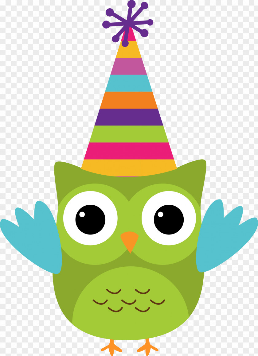 Owl Happy Birthday Clip Art PNG