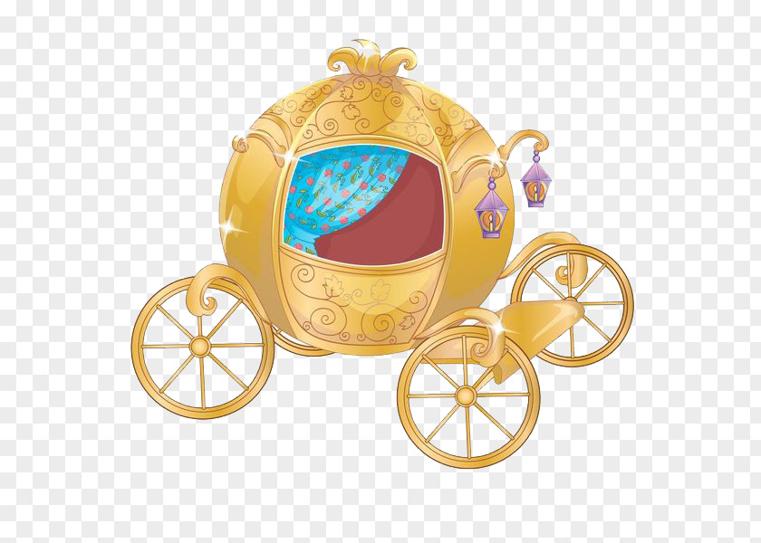Princess Pumpkin Car Cinderella Carriage Horse-drawn Vehicle Stock Photography PNG