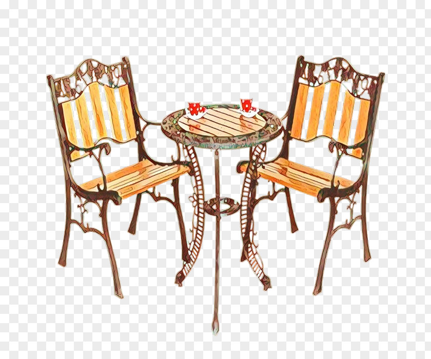 Furniture Chair Table Outdoor PNG