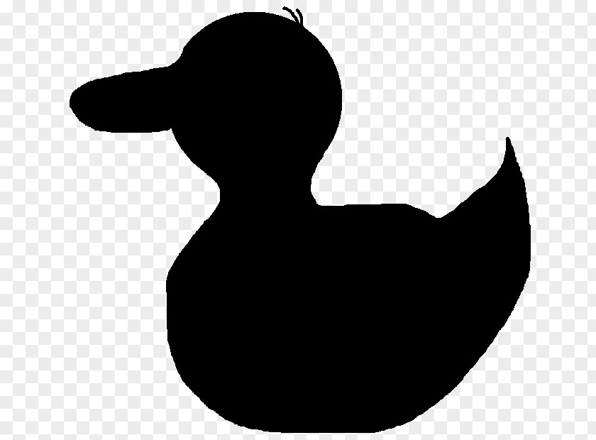 Goose Blackandwhite Duck Ducks, Geese And Swans Water Bird Silhouette PNG