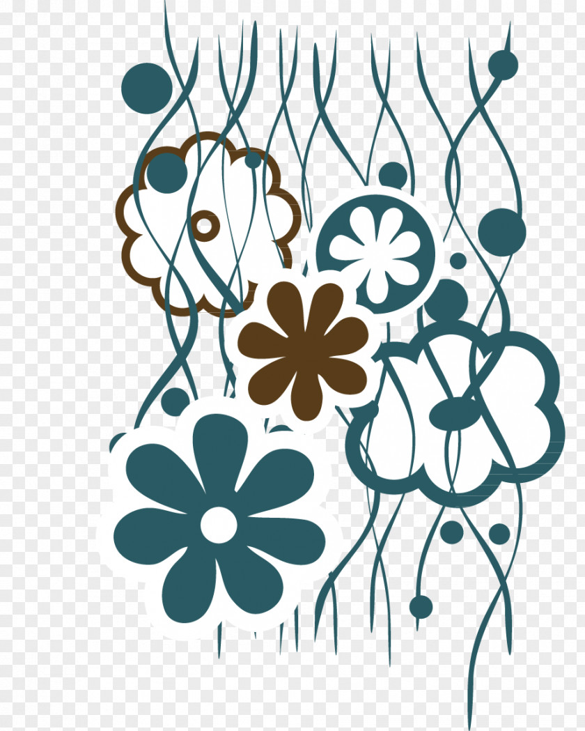 Lines Wreath Download Paper Flower PNG