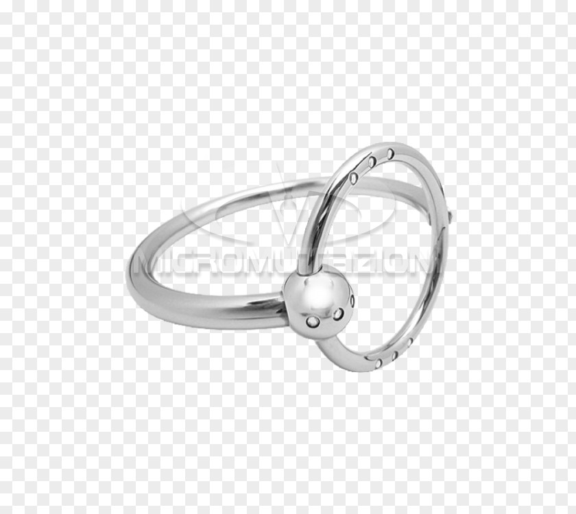 Ring Silver Body Jewellery PNG