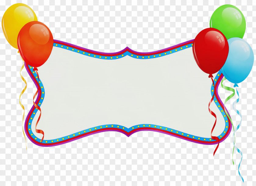 Balloon Clip Art Birthday Party PNG