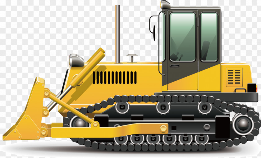 Bulldozer Caterpillar Inc. Heavy Equipment Architectural Engineering Excavator PNG