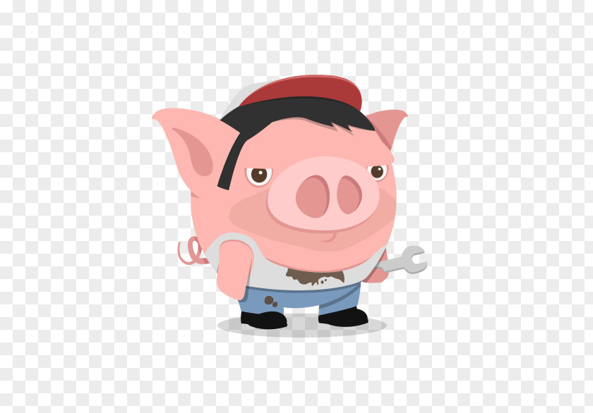 Business Pig Clip Art PNG