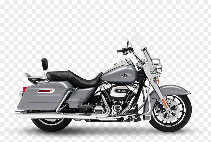 Motorcycle Harley-Davidson Road King Touring Softail PNG