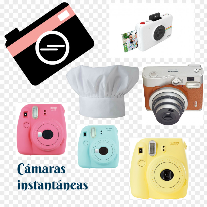Red Mirrorless Interchangeable-lens Camera Photographic FilmCamera Polaroid Snap PNG