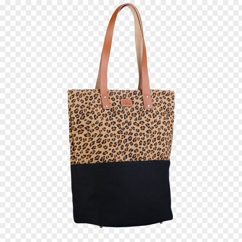 Toffee Tote Bag Leather Leopard PNG