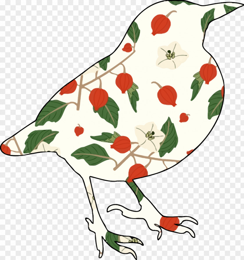 Backpack Bird Flower Floral Design Clip Art PNG