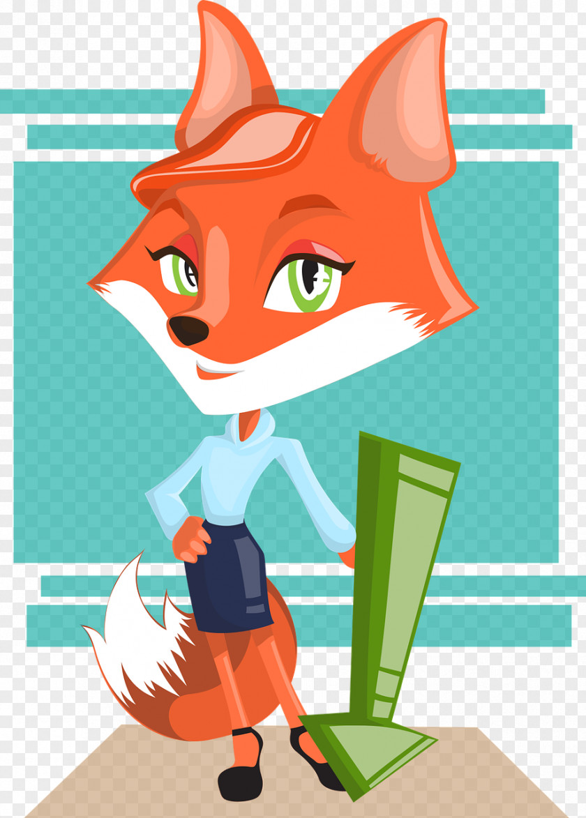 Fox Businessperson Pixabay Illustration PNG