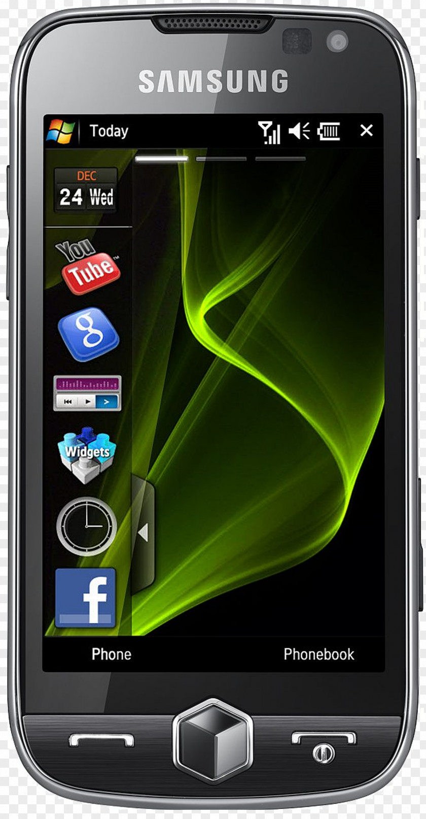Intelligent Mobile Phone Samsung I8000 SGH-i900 Galaxy Omnia Series Telephone PNG