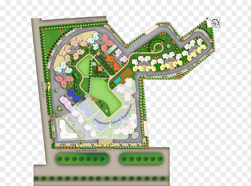 Master Plan Nirala Greenshire Apartment Paramount Emotions Project Cleo County PNG