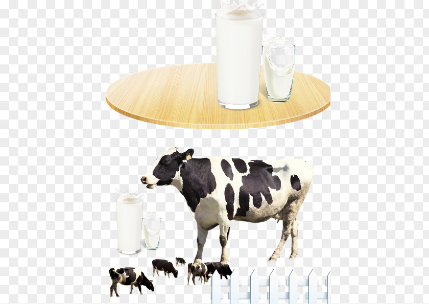 Milk Advertising Dairy Cattle Automatic Milking PNG
