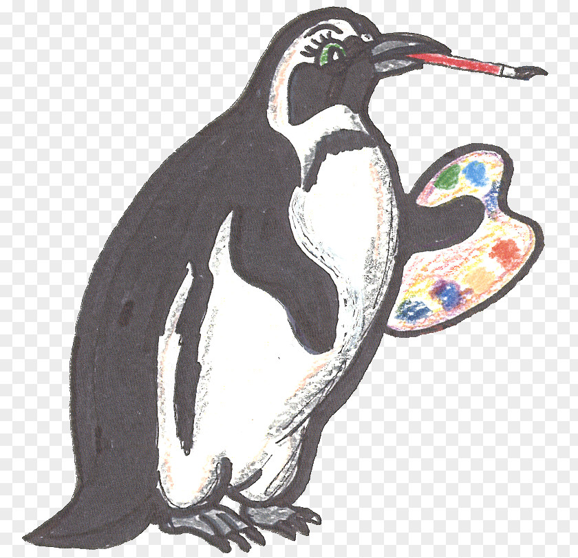 Penguin King Illustration Cartoon Fauna PNG