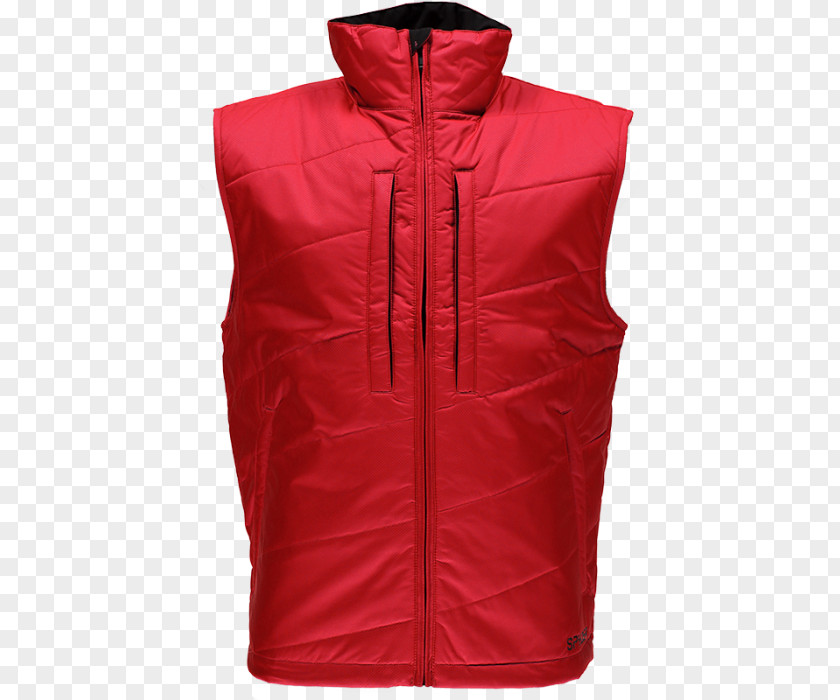 Red Undershirt Gilets Spyder Sleeve Polar Fleece Uniform PNG