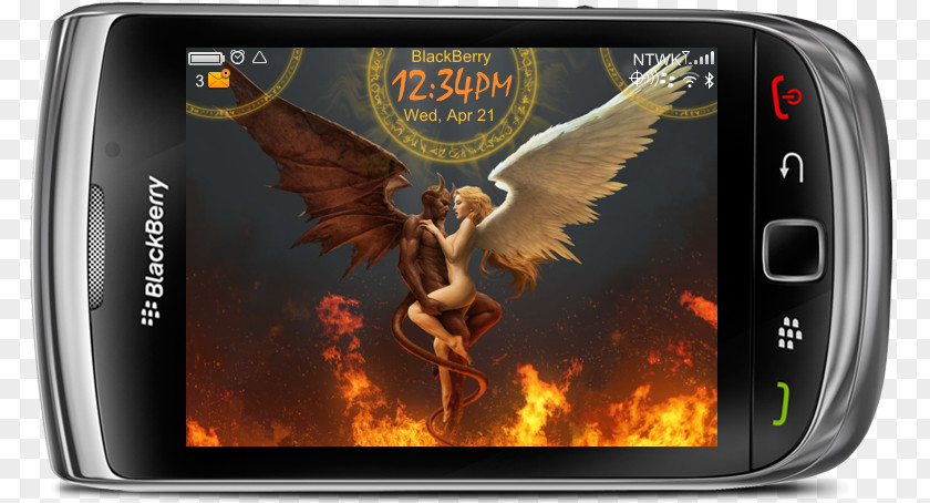 BlackBerry Torch 9800 Michael Devil Demon Angel Lucifer PNG