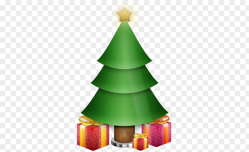 Christmas Tree Santa Claus Gift PNG