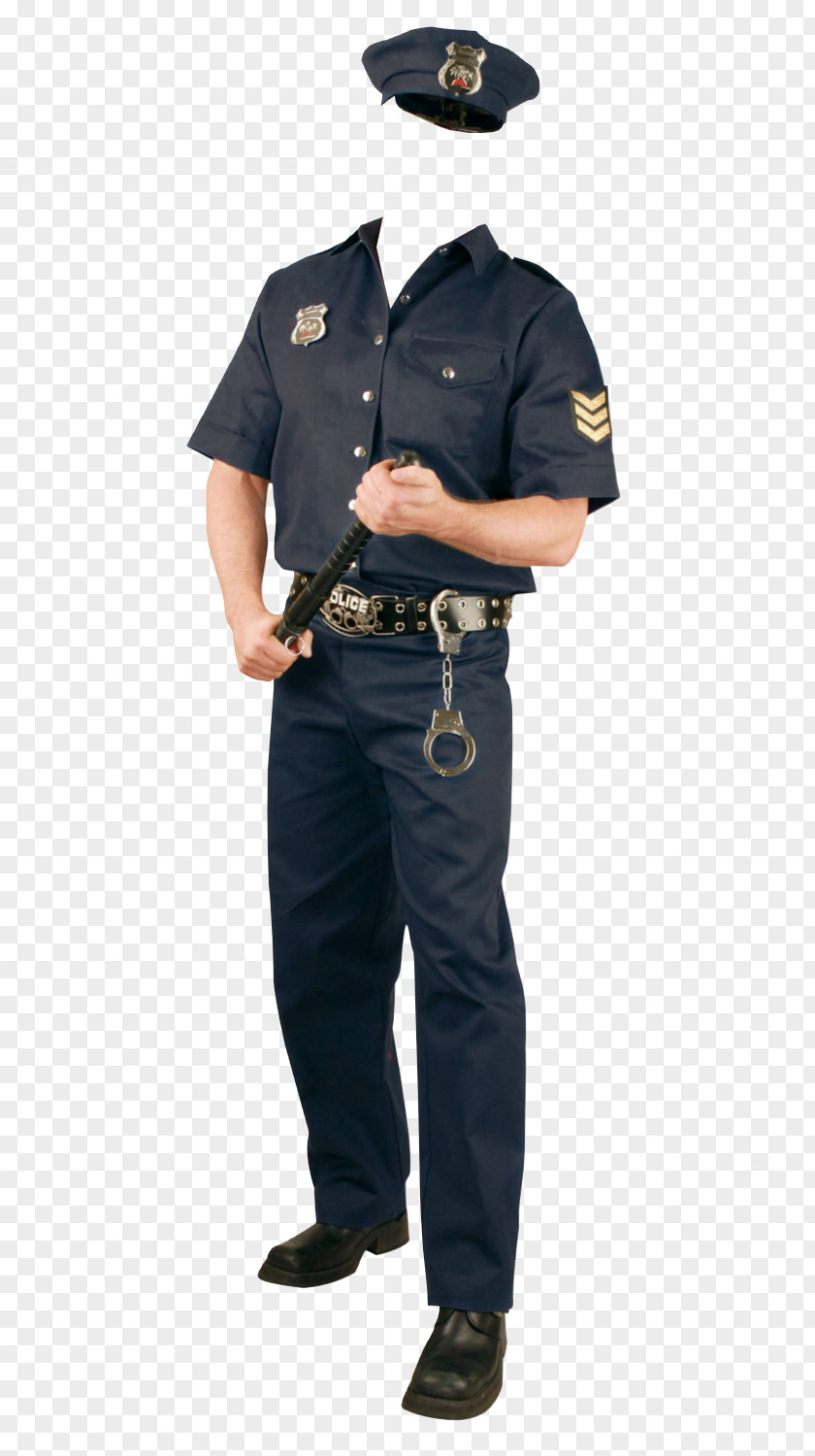 Police Officer Halloween Costume Party PNG
