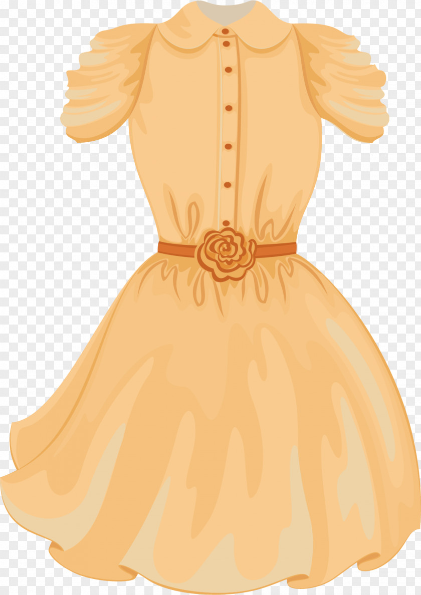 Vector Hand-painted Dress Euclidean Gown PNG