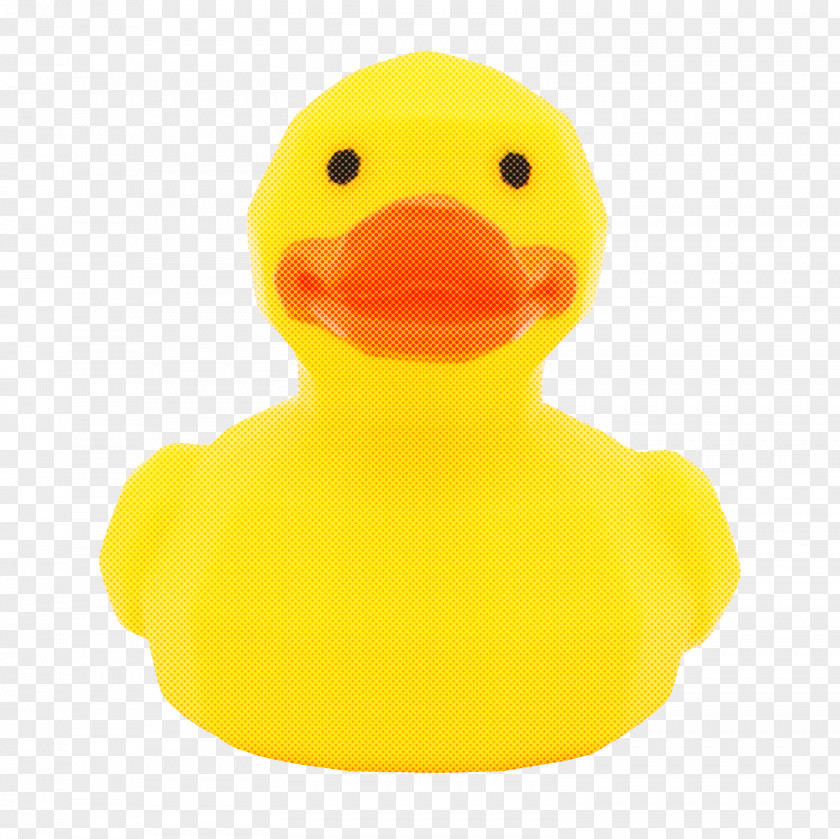 Bath Toy Rubber Ducky Yellow Duck PNG