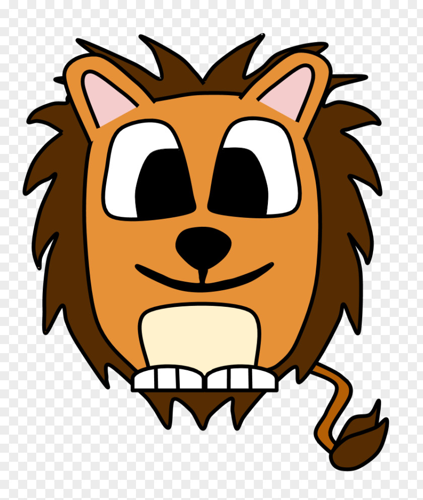 Lion Cartoon Animal Clip Art Image PNG