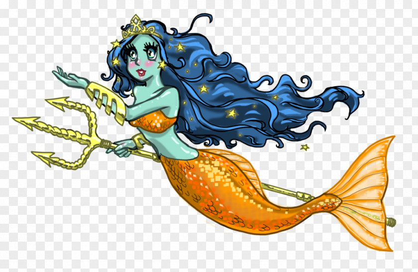 Mermaid Cartoon Drawing PNG
