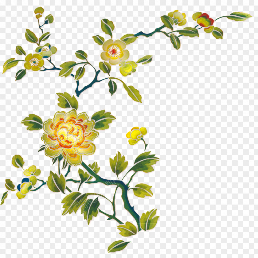 Tea Shoumei White Fuding Baicha Floral Design PNG