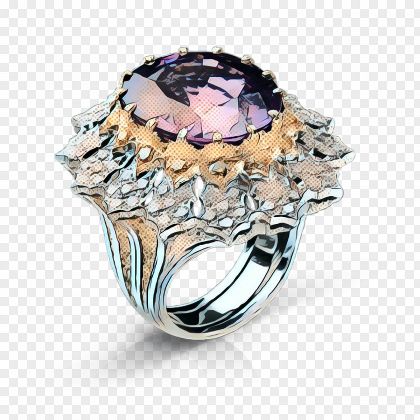 Amethyst Body Jewellery Ring Human PNG
