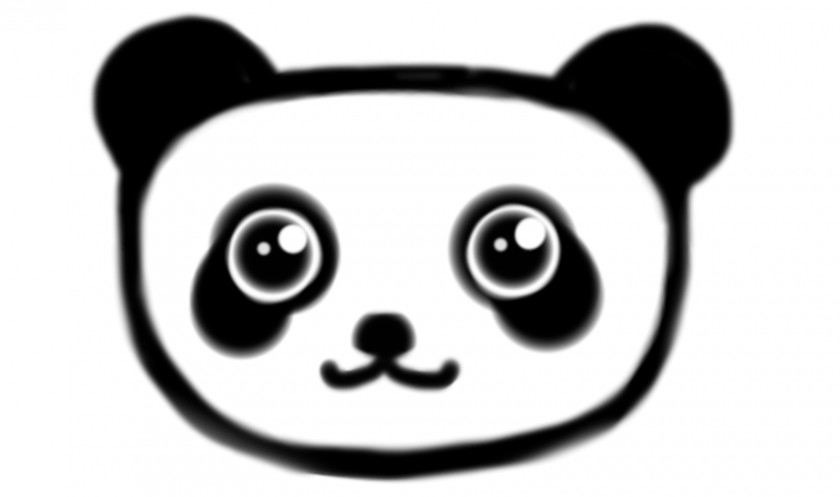 Drew Cliparts Giant Panda Red Bear Clip Art PNG