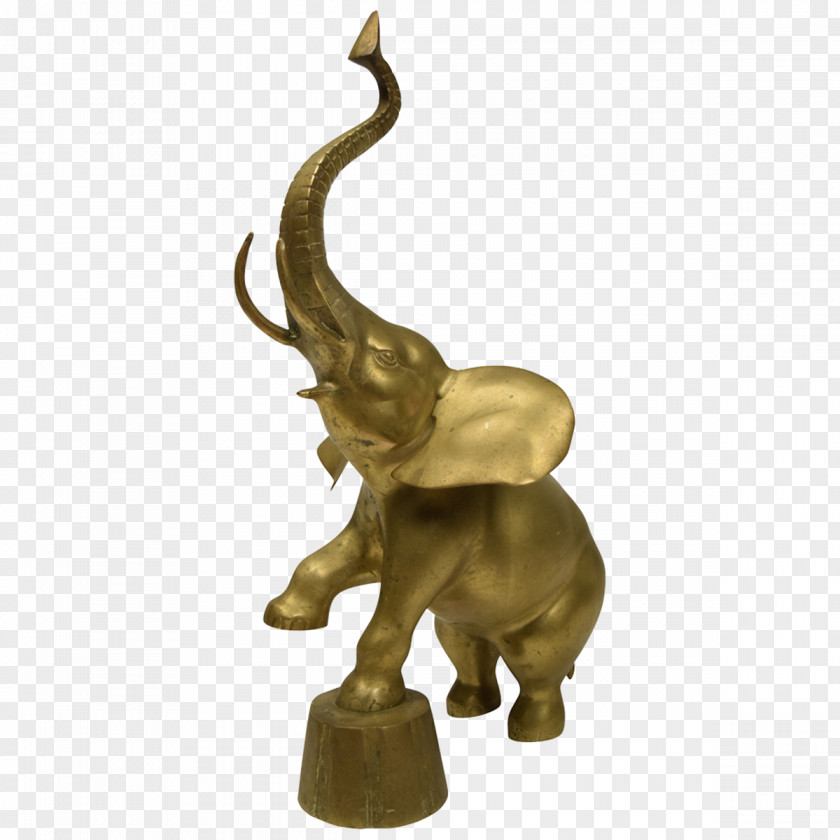 Elephants African Elephant Asian Bronze Sculpture PNG