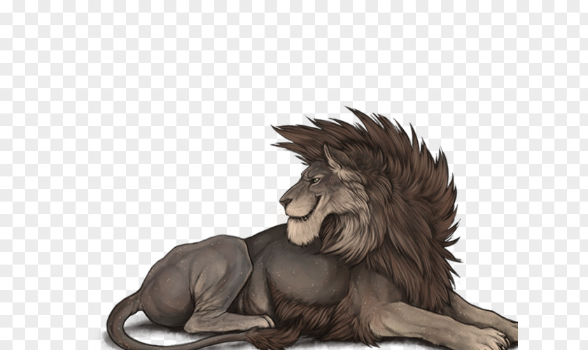 Lion Cat Concept Art PNG