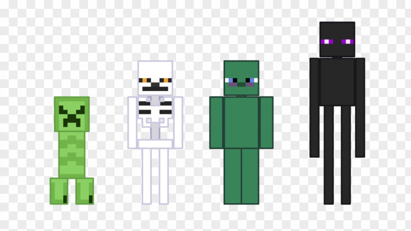 Major Craft Minecraft Video Game Enderman Player Character PNG