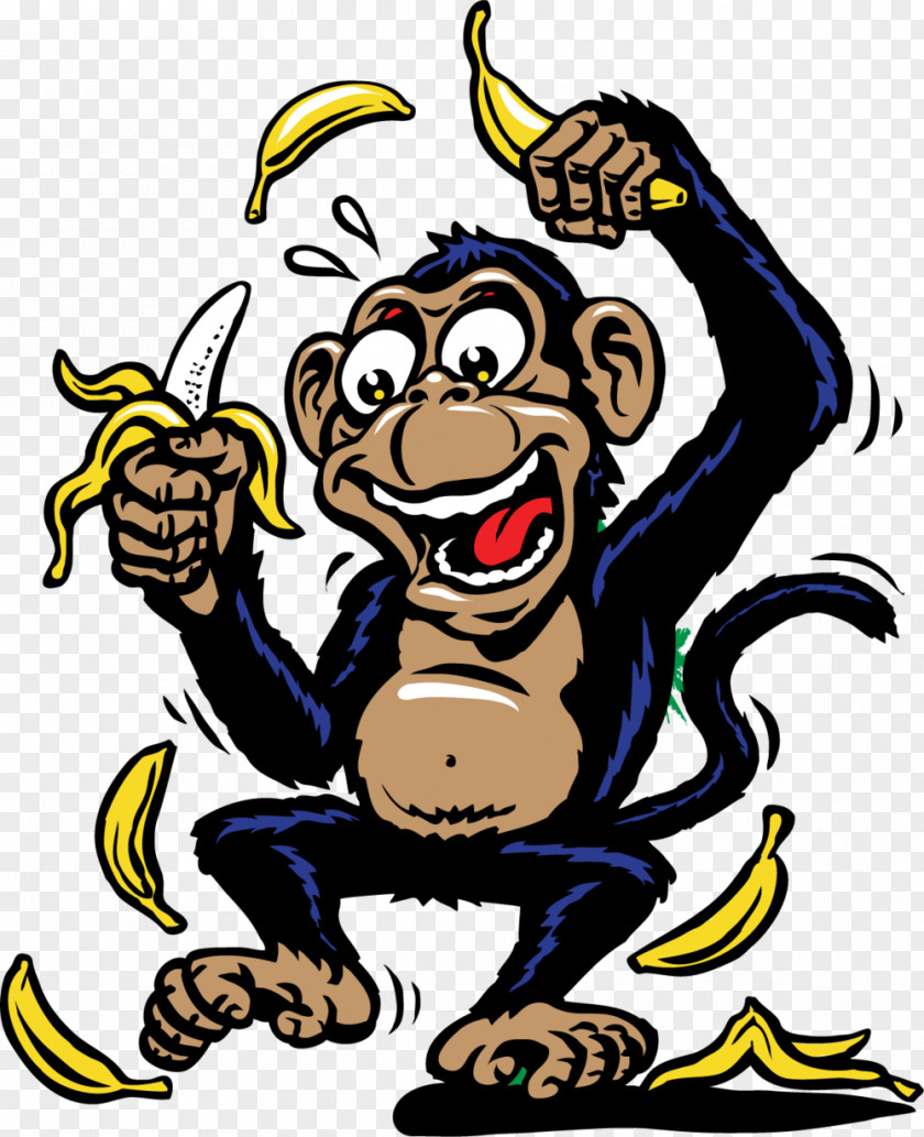 Monkey And Banana Problem Carnivora Cartoon Character Clip Art PNG