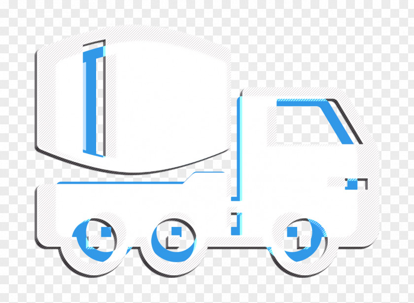 Truck Icon Concrete Mixer Car PNG