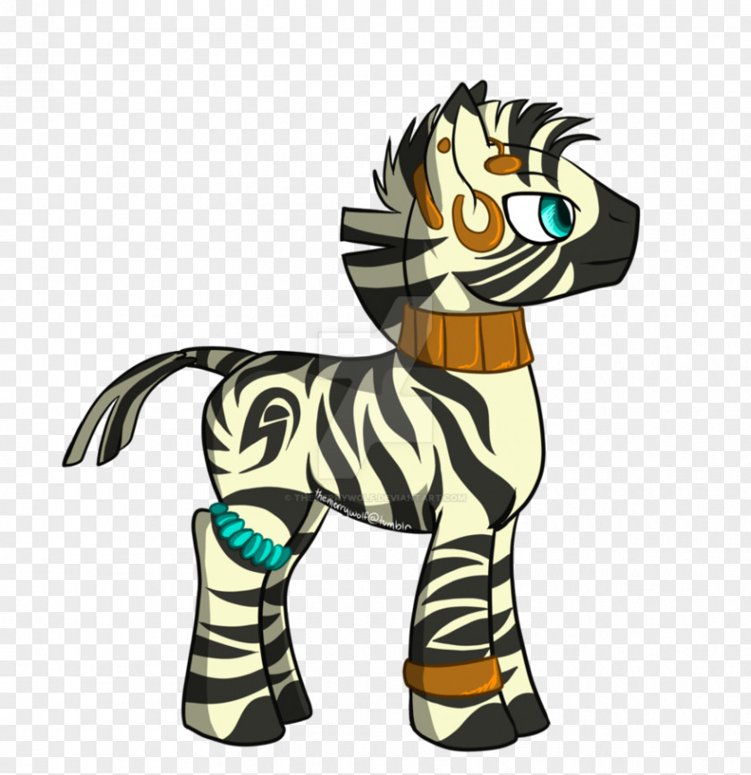 Zebra Pony Drawing Horse DeviantArt PNG