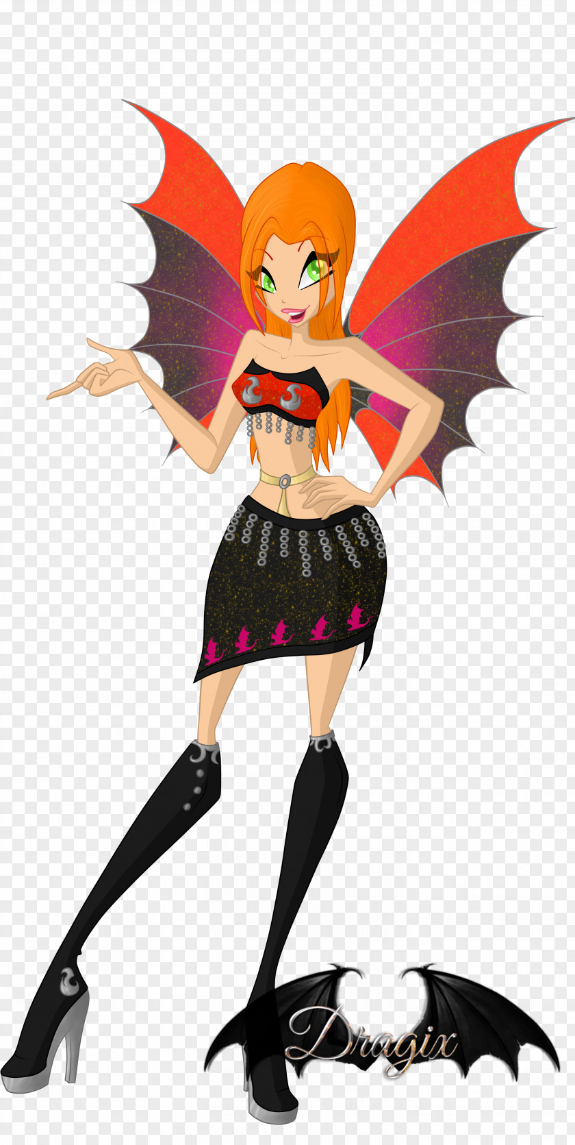 Fairy Costume Design Cartoon Figurine PNG