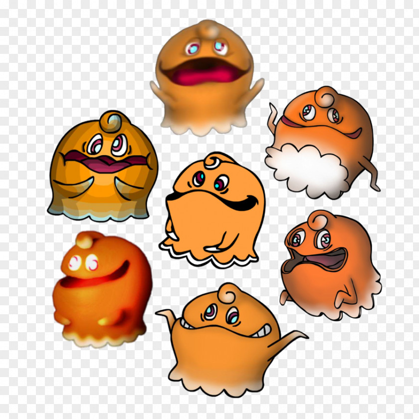Pumpkin Emoticon Clip Art PNG