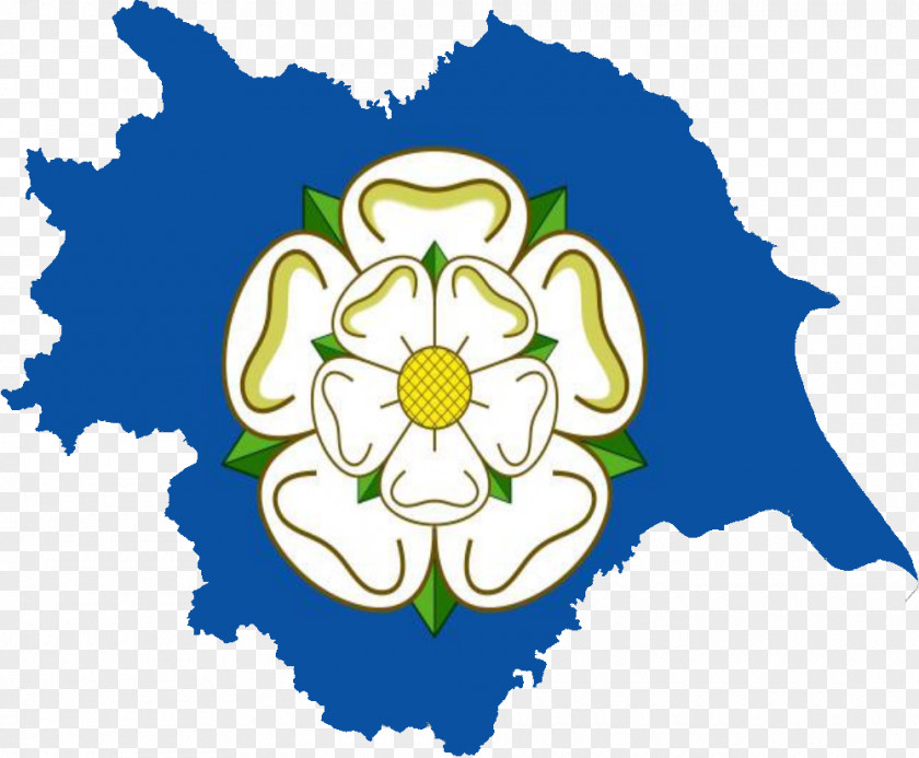 Rose Flags And Symbols Of Yorkshire White York Day PNG