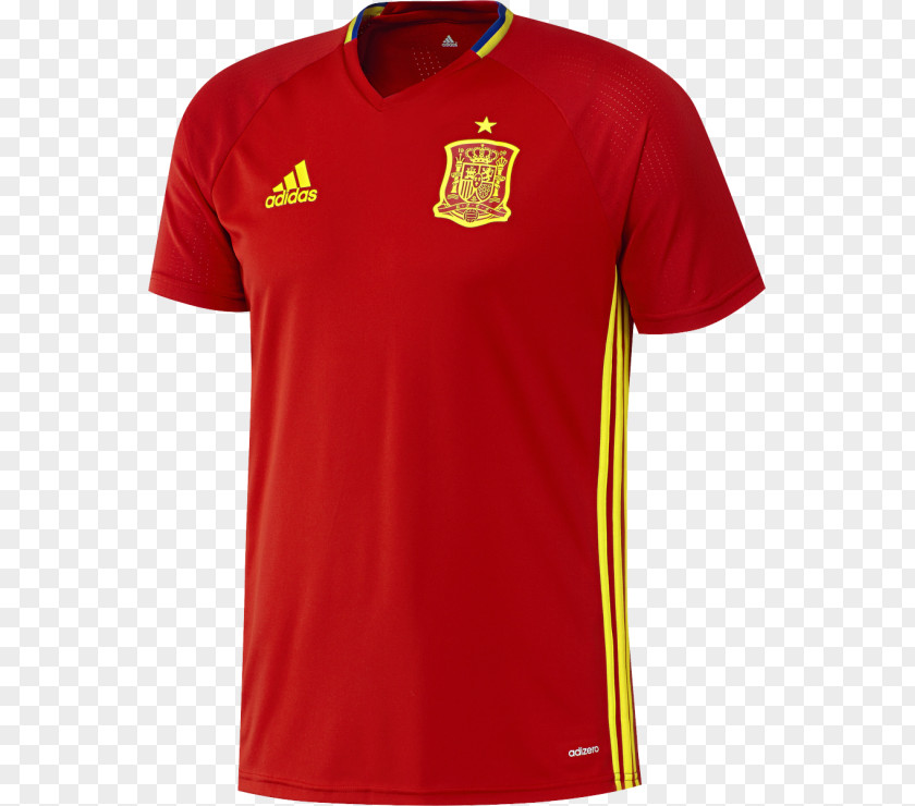 T-shirt 2018 World Cup Spain National Football Team Jersey PNG